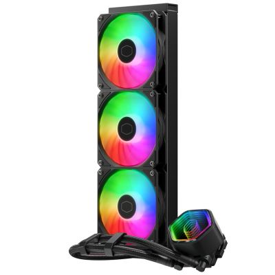 3. Cooler Master MasterLiquid 360 Core II Procesor Zestaw do chłodzenia płynami 12 cm Czarny 1 szt.