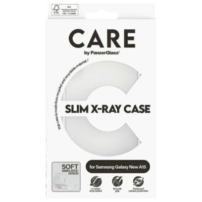 4. Etui CARE by PanzerGlass Fashion X-Ray Case na Samsung Galaxy A16 / A16 5G - przezroczyste