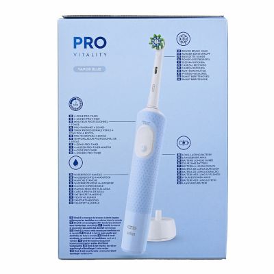 45. Oral-B Vitality Pro Duo Dorosły Obrotowo-pulsacyjna szczoteczka do zębów Czarny, Niebieski, Biały