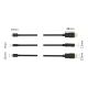 6. Kabel Orico XD-MDTH4 4K 30 Hz Mini DisplayPort do HDMI 3 m - czarny