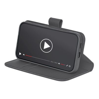 3. Etui z ekoskóry Puro Booklet Case z klapką i portfelem do Samsung Galaxy S25 - czarne