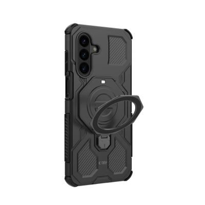 4. Etui Tech-Protect TacticStand MagSafe na Samsung Galaxy A17 / A18 4G / 5G - czarne matowe