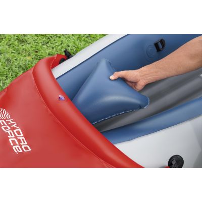 9. Bestway 65077 / 25 kajak sportowy 1 os. Wielobarwny Kopolimer akrylonitrylo-butadieno-styrenowy (ABS), Aluminium, Polipropylen (PP), Polichlorek winylu (PVC) Nadmuchiwany kajak