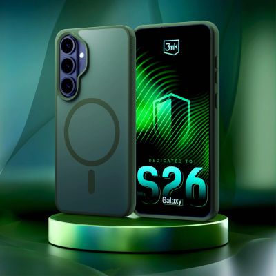 3. Etui 3mk Smoke MagCase na Samsung Galaxy S26 - zielone