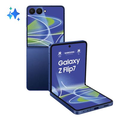 4. Samsung Galaxy Z Flip7 17,3 cm (6.8") 5G 12 GB 512 GB 4300 mAh Niebieski