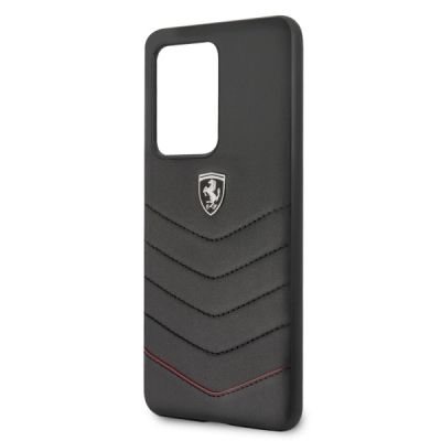 5. Etui Ferrari Heritage Quilted na Samsung Galaxy S20 Ultra - czarne