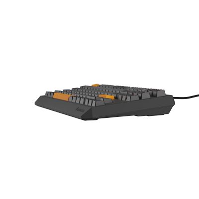 31. GENESIS Thor 230 TKL klawiatura Gaming USB + RF Wireless + Bluetooth QWERTY Czarny, Szary, Pomarańczowy