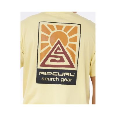 5. Koszulka męska RIP CURL Search Dawn Tee żółta