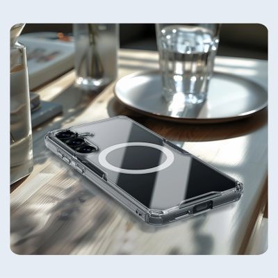15. Etui Nillkin Nature TPU Pro Magnetic Case z MagSafe na Samsung S25 - białe