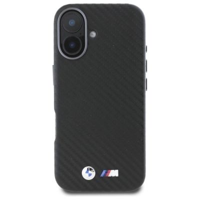 3. Etui BMW Carbon Wrapped Metal na iPhone 16 - czarne