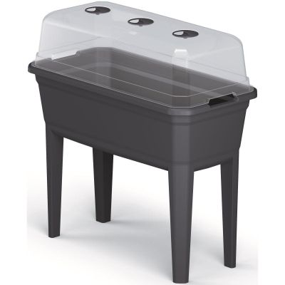 12. SZKLARNIA STOJĄCA ROZSADNIK RESPANA SET ECOLINE 74,6x77,7x36,8CM ANTRACYT