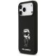 2. Etui Karl Lagerfeld Silicone Karl Sketch & Logo MagSafe na iPhone 17 Pro Max - czarne