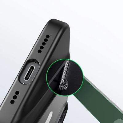 7. Ugreen LP634 Kickstand Protective Case sztywne etui z żelową ramką i wbudowaną podstawką do iPhone 14 Plus (90925)