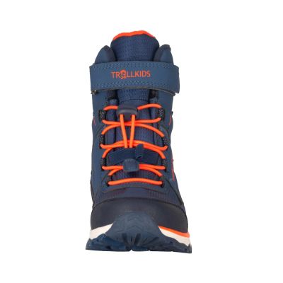 6. Trollkids Kids Hafjell Winter Boots XT nordic blue/mystic blue/flame orange (585-122)
