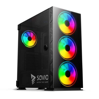 7. SAVIO OBUDOWA PC PRIME X1 ARGB GLASS SAVGC-PRIMEX1