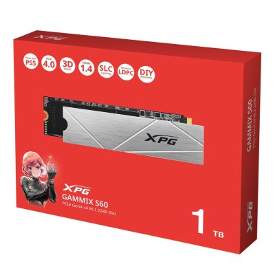 8. ADATA DYSK SSD GAMMIX S60 1TB PCIe Gen4 M.2