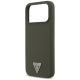 6. Etui Guess Silicone Triangle Logo MagSafe na iPhone 17 Pro Max - zielone