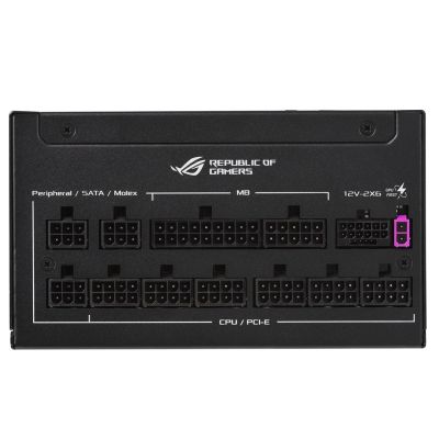 27. ASUS ROG -STRIX-1200P-GAMING-E moduł zasilaczy 1200 W 20+4 pin ATX ATX Czarny, Wielobarwny