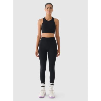 2. Biustonosz treningowy bezszwowy ze średnim wsparciem 4F x anna lewandowska 4F 4FALSAW24USBAF169-20S