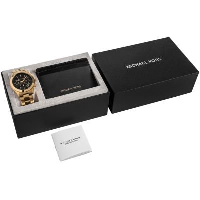 8. Zegarek Męski + Etui na karty MICHAEL KORS MK1076SET + BOX