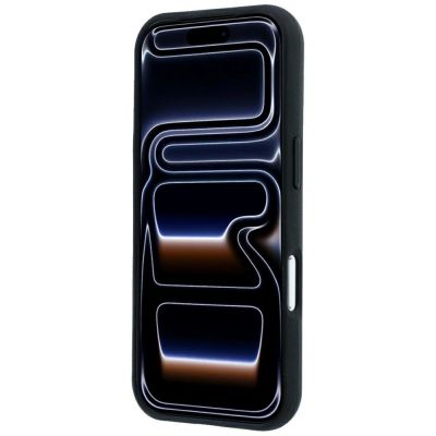 5. Etui BMW M Blue Perfo Metal Logo MagSafe na iPhone 18 Pro / 17 Pro - czarne