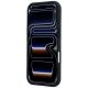 5. Etui BMW M Blue Perfo Metal Logo MagSafe na iPhone 18 Pro / 17 Pro - czarne