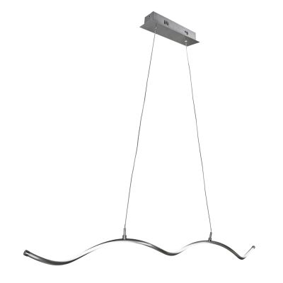 9. Lampa sufitowa LED Activejet AJE-SARA, srebrna, światło neutralne białe, 1690 lm.