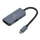 3. GEMBIRD MULTI ADAPTER USB TYP-C 3W1 (HUB USB + HDMI + PD)