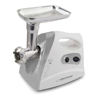 7. Maszynka do mielenia mięsa Esperanza EKM012E (600W; kolor biały)