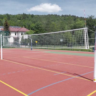 5. Siatka do siatkówki czarna z antenkami Netex SI0006/7