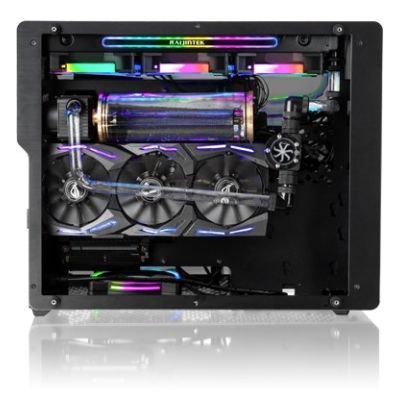 3. RAIJINTEK Ophion M Evo TGS Midi Tower Czarny, Przezroczysty