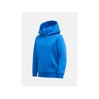 3. Bluza juniorska PEAK PERFORMANCE Jr Original Small Logo Hood kolor niebieski