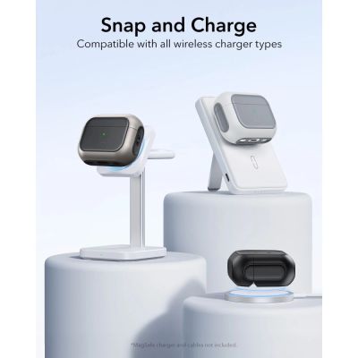 3. Etui ESR Orbit HaloLock MagSafe na AirPods Pro 3 - białe