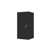 LANBERG SZAFA WISZĄCA RACK 10" 12U 280X310 CZARNA, DRZWI METALOWE (FLAT PACK) WF10-2312-00B