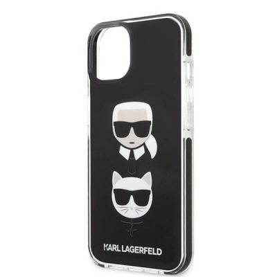 6. Etui Karl Lagerfeld Karl&Choupette Head na iPhone 13 - czarne