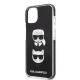 6. Etui Karl Lagerfeld Karl&Choupette Head na iPhone 13 - czarne