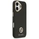 4. Etui Guess Grained Strass Logo MagSafe na iPhone 17 - czarne