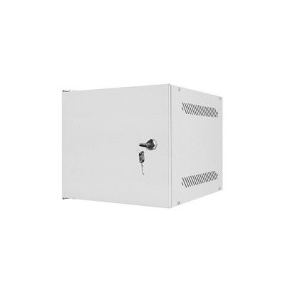 LANBERG SZAFA WISZĄCA RACK 10" 4U 280X310 SZARA, DRZWI METALOWE (FLAT PACK) WF10-2304-00S