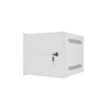 LANBERG SZAFA WISZĄCA RACK 10" 4U 280X310 SZARA, DRZWI METALOWE (FLAT PACK) WF10-2304-00S