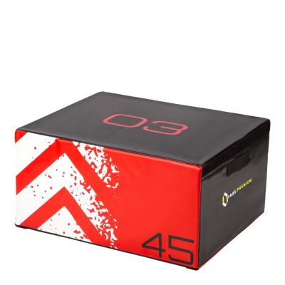 4. Zestaw czterech skrzyń plyometrycznych HMS Premium PYBS01