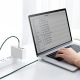 10. Kabel Baseus Cafule Series Metal Data USB-C / USB-C PD QC SCP 100W 5A 2 m - zielony