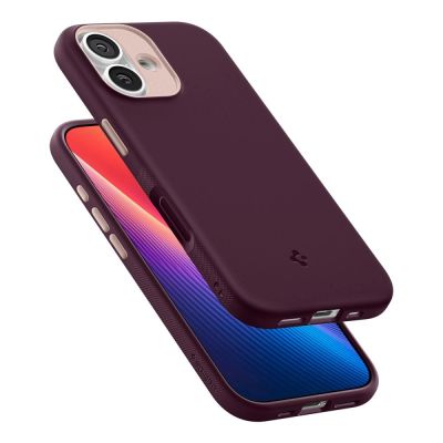 8. Etui Spigen Nano Pop Mag MagSafe na iPhone 17 - bordowe