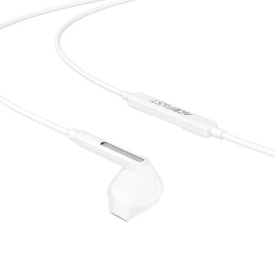 4. Słuchawki przewodowe Acefast L14 douszne z mikrofonem mini jack 3.5 mm - białe