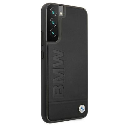 4. Etui BMW Signature Logo Imprint na Samsung Galaxy S22+ - czarne