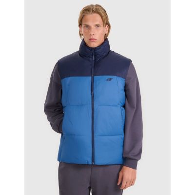 Bezrękawnik puchowy z wypełnieniem syntetycznym męski 4F 4FWAW25TVJAM229-030S
