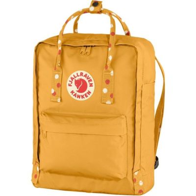 3. Plecak miejski Fjallraven Kanken - ochre/confetti pattern