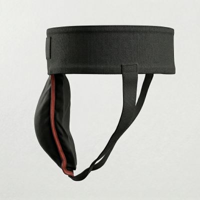 18. Suspensor  Męski Ochraniacz Krocza - Czarny -M