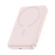 Powerbank Baseus EnerFill FM11 Ultra-Mini 10000mAh 22,5W indukcyjny kompatybilny z MagSafe z białym kablem Basus Simple USB-C 20V/3A 0,3m - różowy