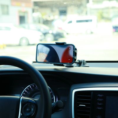 5. Joyroom samochodowy uchwyt na telefon z elastycznym ramieniem na deskę rozdzielczą szybę czarny (JR-ZS259)