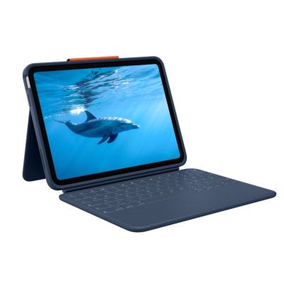 15. Logitech 920-011191 klawiatura do urządzeń mobilnych Smart Connector Niebieski